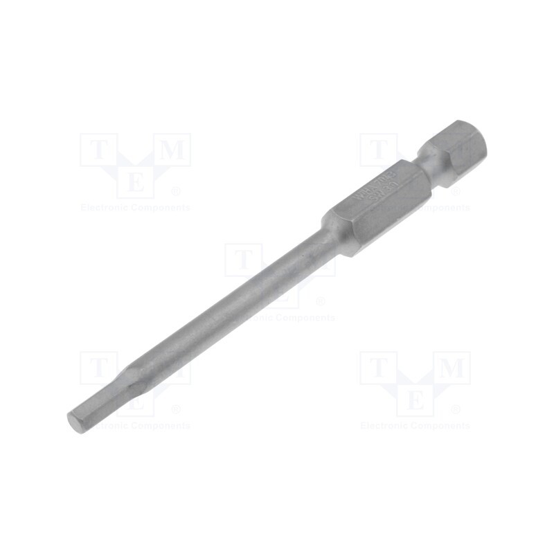 1 pcs x WIHA - 34556 - Screwdriver bit, hex key, HEX 3mm, Overall len: 70mm