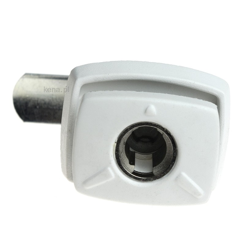 White hsc hatch lock for storage compartment doors