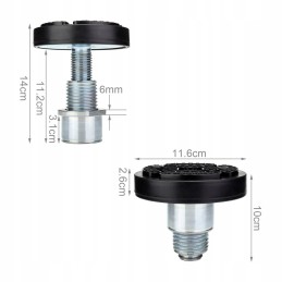 The plate supporting the turntable can be rotated