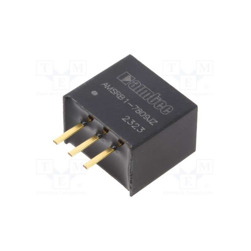 1 pcs x AIMTEC - AMSRB1-7809JZ - Converter: DC/DC, 9W, Uin: 13÷36V, Uout: 9VDC, Iout: 1A, SIP3, THT