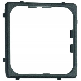 Black electrical socket frame