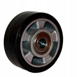 125x50 60 20 aluminum wheel, rubber, load capacity 200 kg