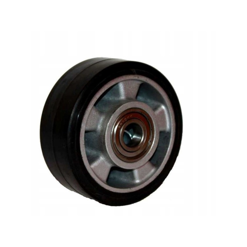125x50 60 20 aluminum wheel, rubber, load capacity 200 kg