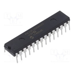 1 pcs x MICROCHIP TECHNOLOGY - PIC24FJ32GB002-I/SP - IC: PIC microcontroller, 32kB, 32MHz, THT, DIP28, PIC24, 8kBSRAM