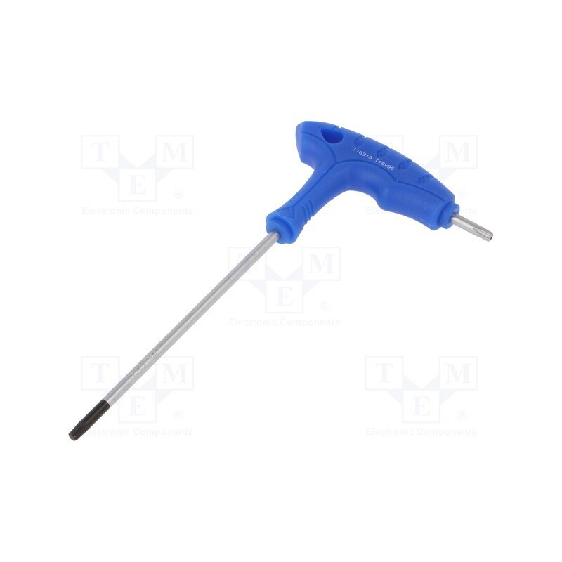 1 pcs x KING TONY - 116315R - Wrench, Torx®,Torx® with protection, T15H,TX15, tool steel