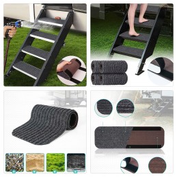 Stabilizing camping mat
