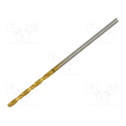 1 pcs x ALPEN-MAYKESTAG - 60700100100 - Drill bit, for metal, Ø: 1mm, L: 34mm, Working part len: 12mm, case