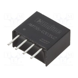 1 pcs x AIMTEC - AM1SS-0303SJZ - Converter: DC/DC, 1W, Uin: 2.97÷3.63V, Uout: 3.3VDC, Iout: 303mA