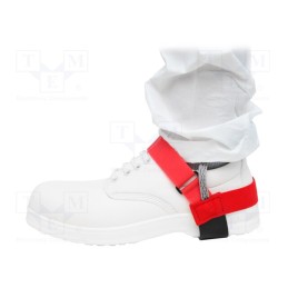 1 pcs x ANTISTAT - 068-0003 - ESD shoe grounder, ESD, 1pcs, Features: under heel,resistor 1MΩ