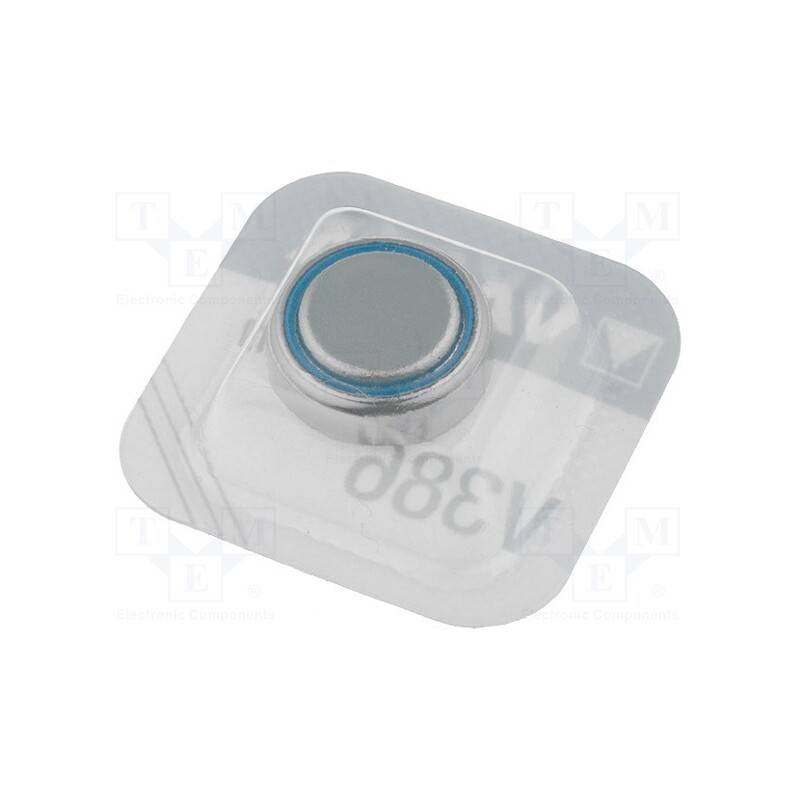 1 pcs x VARTA - 20386 - Battery: silver, 1.55V, coin,SR43, 116mAh, Ø11.6x4.2mm, 1pcs.