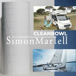 Insert for the cleanbowl tourist toilet