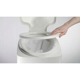 Insert for the cleanbowl tourist toilet