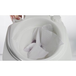 Insert for the cleanbowl tourist toilet