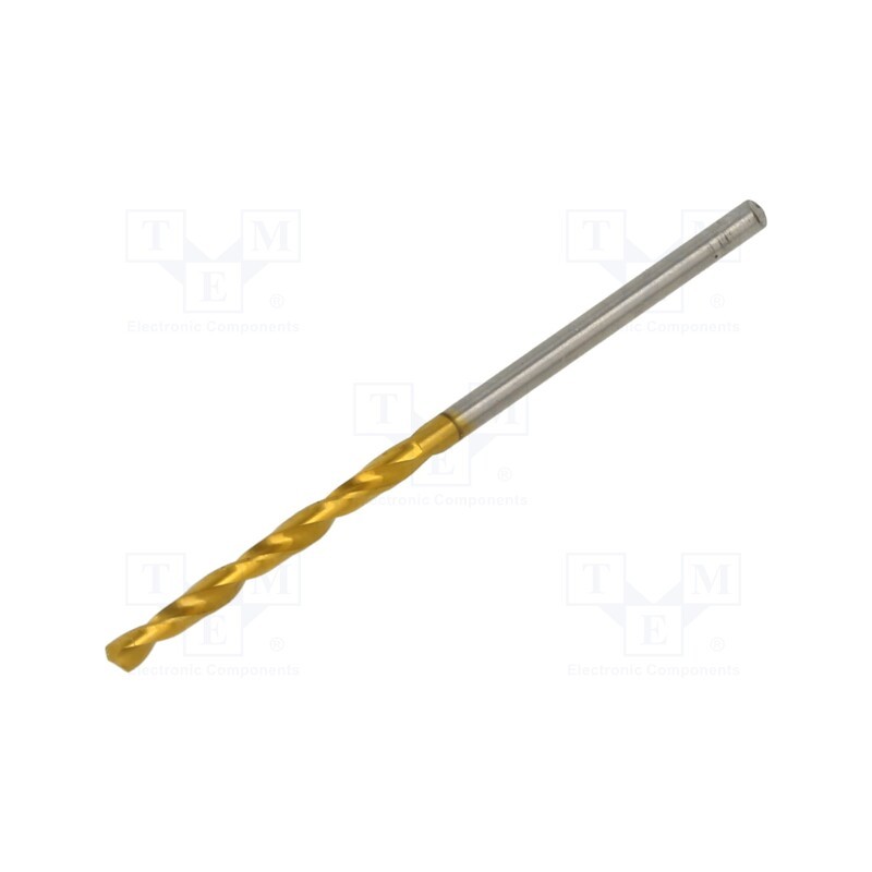 1 pcs x ALPEN-MAYKESTAG - 60700180100 - Drill bit, for metal, Ø: 1.8mm, L: 46mm, Working part len: 22mm