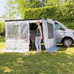 Awning installation in a camper f45s f45l 4 m fiamma