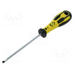 1 pcs x C.K - T49125-040 - Screwdriver, slot, SL 4, Blade length: 125mm, Overall len: 220mm
