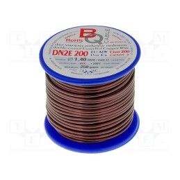 1 rol x BQ CABLE - DN2E1.40/0.25 - Coil wire, double coated enamelled, 1.4mm, 0.25kg, -65÷200°C