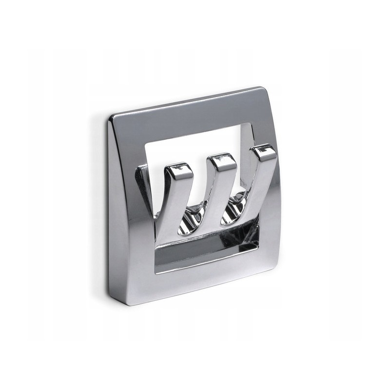 Chrome foldable hanger for the interior of the camper