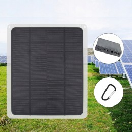 Solar panel solar battery 20w 5v 2x usb c