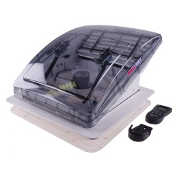 Roof window fan maxxfan deluxe transparent electric opening