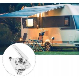 Lock with handle for toilet door, camper, caravan, plastic txrv