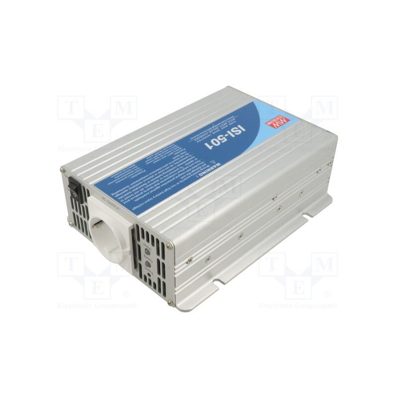 1 pcs x MEAN WELL - ISI-501-224EU - Converter: DC/AC, 21÷30VDC, 230VAC, 205x158x67mm, -20÷40°C