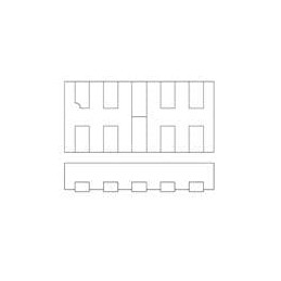 1 pcs : RCLAMP0544T.TCT - ESD Suppressors / TVS Diodes 4L&LT,1P5V TVS SLP2010P9T
