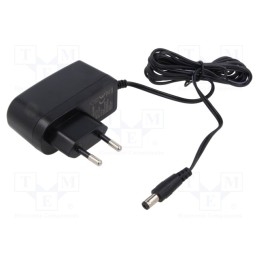 1 pcs x Goobay - 64973 - Power supply: switched-mode, plug, 12VDC, 7.2W, Plug: EU, 83.6%