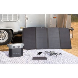 Ecoflow 160w portable solar panel for tourism