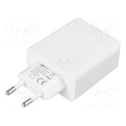 1 pcs x Goobay - 61758 - Power supply: switched-mode, plug, 5VDC,, 36W, Plug: EU, 81.9%