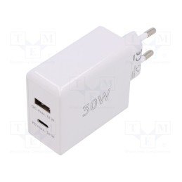 1 pcs x Goobay - 61674 - Power supply: switched-mode, plug, 5VDC,, 30W, Plug: EU, 82.3%