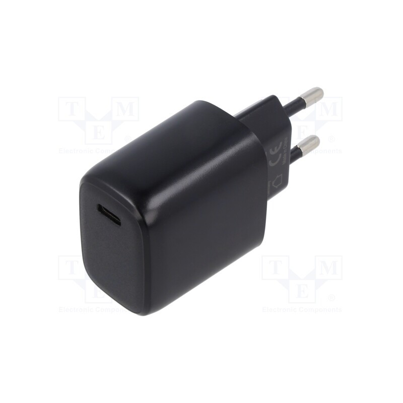 1 pcs x Goobay - 53864 - Power supply: switched-mode, plug, 5VDC,, 20W, Plug: EU, Out: USB C