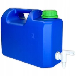 Canister with tap, bank container, 5l canister
