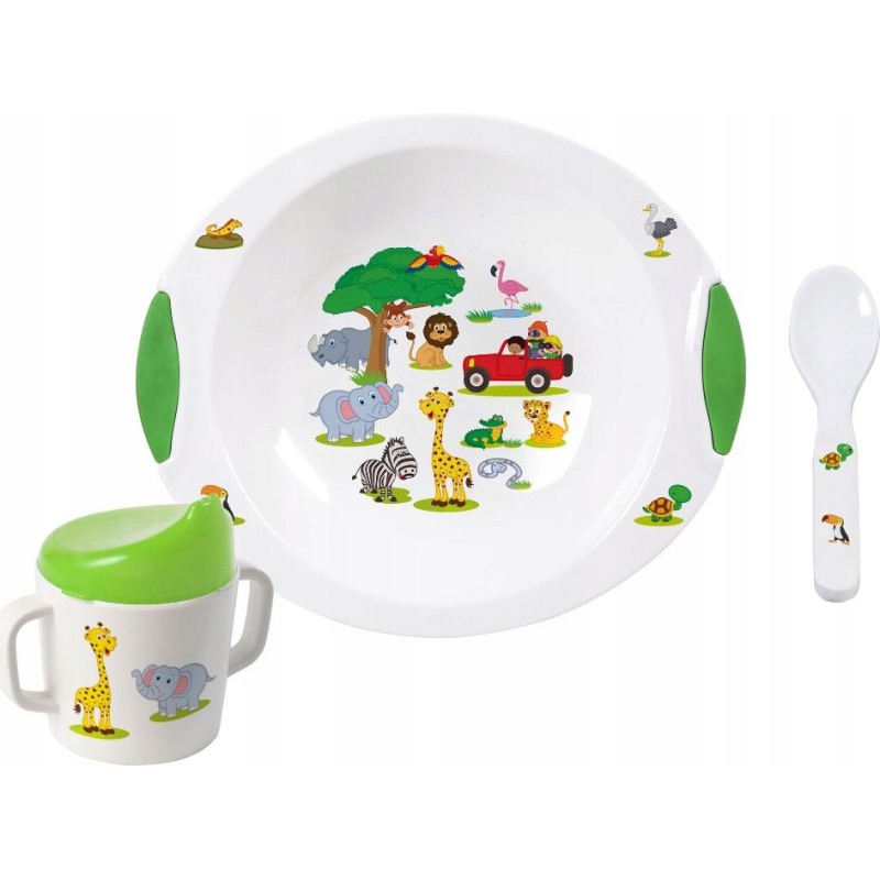 Brunner melamine dinner set for children, 3 pcs