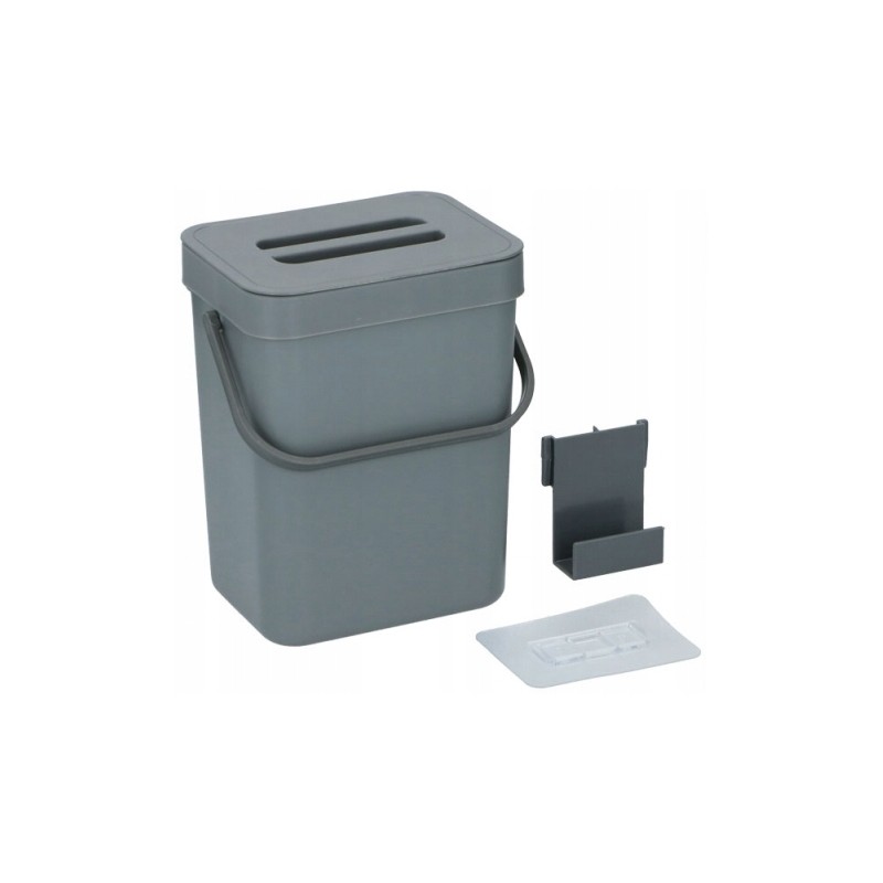 Waste bin with lid 3 l 16x13x20 5 cm