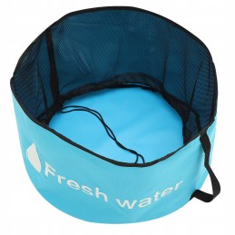 A bag for storing a variety of metal rv water hose fittings