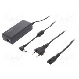 1 pcs x QOLTEC - 51523 - Power supply: switched-mode, 12VDC, 2.9A, Out: 5,5/2,5, 35W, 1.42m