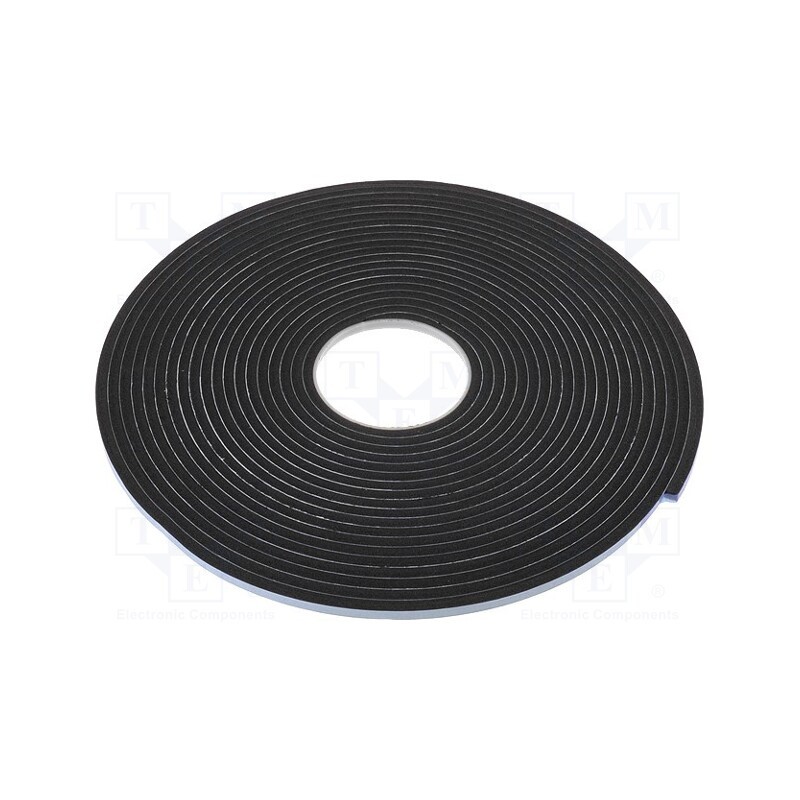 1 rol x SCAPA - SCAPA-3209-6 - Tape: sealing, W: 6mm, L: 12m, Thk: 6mm, black, acrylic, PVC foam, 170%