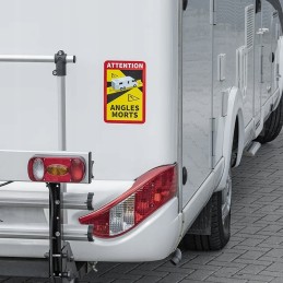 Angles morts sticker camper france blind spot