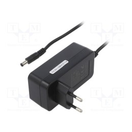 1 pcs x QOLTEC - 51104 - Power supply: switched-mode, plug, 12VDC, 4A, 48W, Plug: straight
