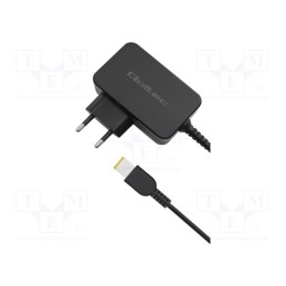 1 pcs x QOLTEC - 51035 - Power supply: switched-mode, plug, 20VDC, 2.25A, 45W