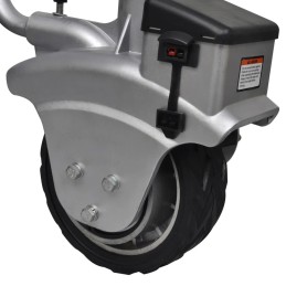 Aluminum maneuvering support wheel for trailer 12v 350w