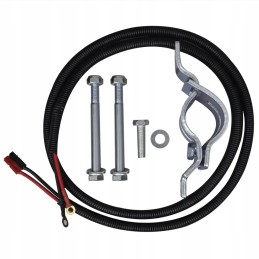 Aluminum maneuvering support wheel for trailer 12v 350w