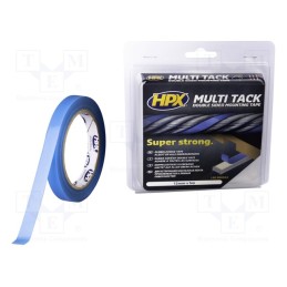 1 rol x HPX - PA1205 - Tape: fixing, W: 12mm, L: 5m, Thk: 0.8mm, double-sided, max.75°C