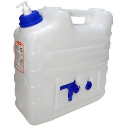 Water tank canister, tap, dispenser, 15 liters, certified
