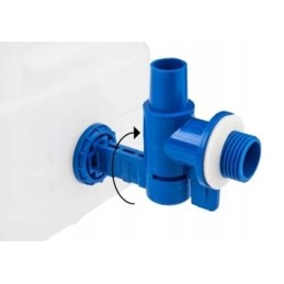 Water tank canister, tap, dispenser, 15 liters, certified