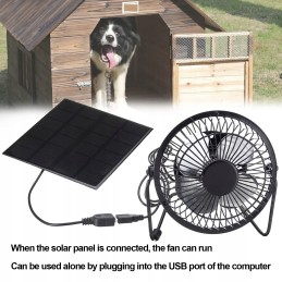 5w fan portable solar panel usb