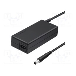 1 pcs x QOLTEC - 50069 - Power supply: switched-mode, 18.5VDC, 3.5A, 65W, for notebooks