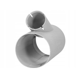 Tee, socket, splitter, for a 65-72 mm pipe with an outlet for a 35 mm tube