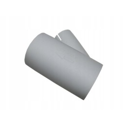 Tee, socket, splitter, for a 65-72 mm pipe with an outlet for a 35 mm tube